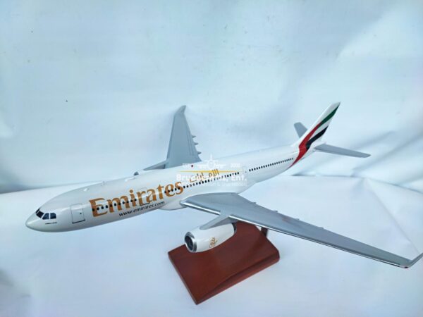 Model of Airbus A330-200 Emirates Airlines with detailed craftsmanship.